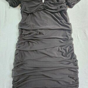 Black Off-Shoulder Bodycon Dress